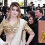 Urvashi Rautela’s Cannes 2026 look sparks copying row: ‘First Indian woman to wear a first copy of Gigi Hadid’s saree’