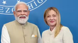 Italy PM Meloni’s ‘parishram’ pitch steals spotlight at PM Modi press meet in Rome | India News