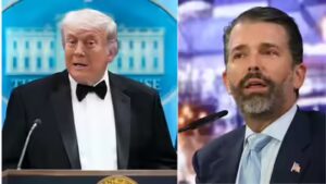 ‘If I do attend, I get killed’: Donald Trump says he ‘has a thing called Iran’ stopping him from attending son’s wedding