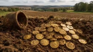 Luxembourg Gold Coins Founded: 141 gold coins found in a Luxembourg field reveal a lost Roman secret buried for 1,700 years | World News