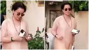 Kangana Ranaut steps out wearing mangalsutra and green bangles; fans ask, ‘Is she married?’ | Hindi Movie News