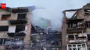 School, residential buildings hit as Russia pounds Ukraine capital Kyiv with missiles, drones; 4 dead