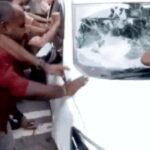 CPM workers attack ED vehicle during protest amid raids at former Kerala CM’s residence – video | India News