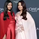 Aaradhya Bachchan joins mom Aishwarya Rai Bachchan on red carpet at Cannes event; beauty steals all the attention in a red gown – PICS |