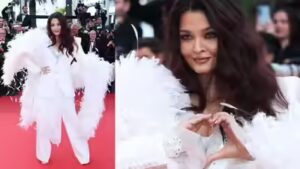 Aishwarya Rai Bachchan channels boss lady energy in a feathered custom white suit as she closes Cannes 2026, netizens say, ‘Mother is serving’ |