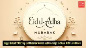 Happy Eid-ul-Adha 2026: Best Eid Mubarak Wishes and Messages for friends, family, teachers, husband, wife, kids and colleagues