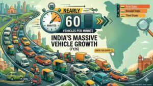 India bought nearly 60 vehicles per min’ in FY26! Check top states