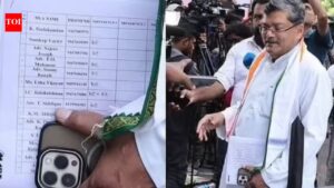Kerala Cm: Kerala CM face: BJP drops leaked Congress list with ‘KC’ markings | India News