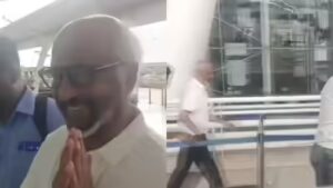 WATCH: Rajinikanth reacts with a smile when asked about Vijay becoming Tamil Nadu Chief Minister | Tamil Movie News