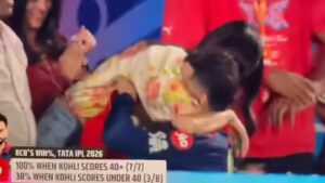 Virat Kohli rushes to hug Anushka Sharma after RCB storm into IPL 2026 final; fans call it ‘pure love’ | Hindi Movie News