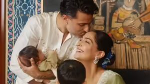 Sonam Kapoor, Anand Ahuja announce name of second child with adorable PICS, here’s what Rudralokh means |