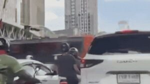 Video: 8 killed, over 20 injured as freight train crashes into bus in Bangkok