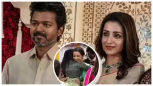 Vijay: Trisha Krishnan warmly greets Vijay’s family ahead of the oath-taking ceremony in Chennai |