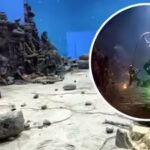 SS Rajamouli’s ‘Varanasi’ set photo turns up online; Mahesh Babu, Priyanka Chopra shoot Ugrabhatti Cave sequence – PIC |
