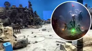 SS Rajamouli’s ‘Varanasi’ set photo turns up online; Mahesh Babu, Priyanka Chopra shoot Ugrabhatti Cave sequence – PIC |