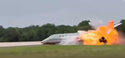 Watch: Pilot, co-pilot killed as private aircraft crashes in Dominican Republic