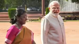 An affirmation of people’s confidence, says Murmu while veep likens PM Modi to Lincoln | India News