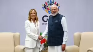 Giorgia Meloni: ‘We are most famous couple on Instagram’: Meloni’s hot mic moment at G7 with PM Modi goes viral | India News