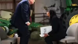 Donald Trump walks out of interview after being pressed for evidence of how Biden rigged the 2020 election: ‘I’ve had enough’