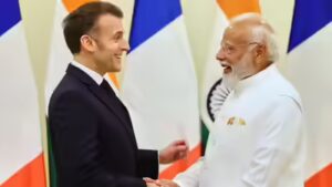 PM Modi lands in France, to hold bilateral talks with Macron