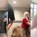 Customer calls police on Oklahoma father who accompanied his two young daughters to women’s washroom; confrontation caught on video