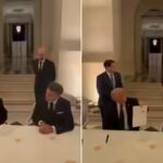 On cam: Donald Trump signs US-Iran peace deal MoU during dinner with Macron at G7 in Versailles, says ‘this was not easy’