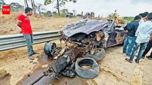 Badlapur Accident: ‘Closed’ expressway, birthday bash, body parts scattered: How a high-speed BMW ride turned fatal for 2 youths | Mumbai News