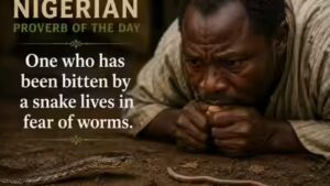 Nigerian proverb of the day: “One who has been bitten by a snake lives in fear of worms” and why old wounds make us fear harmless things | World News