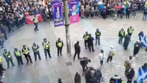 Thousands join anti-racism rally in Belfast after knife attack sparks anti-immigrant violence