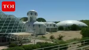 In 1991, eight people sealed themselves into an artificial enclosed ecosystem in Arizona; oxygen concentrations dropped from 21% to 14% within 16 months after carbon dioxide became locked into the facility’s concrete surfaces |