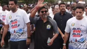 Vijay: Tamil Nadu CM Vijay showcases impressive fitness at 53, completes 6km ‘Start Run, Stop Drugs’ marathon in Chennai – Watch | Tamil Movie News