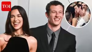Dua Lipa and Callum Turner pack on the PDA at pre-wedding cocktail party in Italy; Charli XCX, Joe Alwyn, and other stars attend |