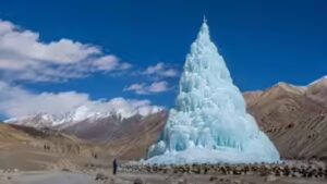 Ladakh Ice Stupa: Ladakh struggled with water for years, then Sonam Wangchuk created an ice stupa as a reservoir