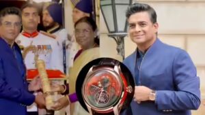 R Madhavan sports Rs 40 lakh limited-edition 18-karat rose gold watch while receiving the Padma Shri, only 10 exist worldwide | Hindi Movie News