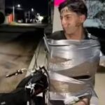 The dark knight of Jalisco: Mexico’s ‘Batman’ hunts motorcycle thieves, leaves them taped to lampposts