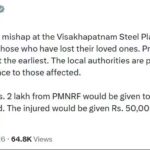 Visakhapatnam Steel Plant accident: 8 killed, several injured after hot liquid metal spills on workers | Visakhapatnam News
