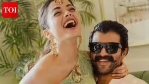 Rashmika Mandanna introduces herself as ‘Rashmika Mandanna Deverakonda’ at scholarship event with Vijay Deverakonda – Watch |