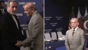 Pakistan PM Shehbaz Sharif’s stunned reaction to Iran delegation walking out of peace talks goes viral – video
