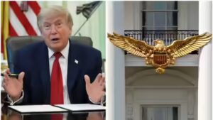 Donald Trump: ‘Golden Gift to White House’: Trump shares AI-generated image of giant bald eagle for 250th anniversary