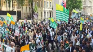 Watch: Thousands of British Kashmiris protest outside UK Parliament over PoK unrest