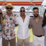 Virat Kohli, Anushka Sharma cheer for Team India at Women’s T20 World Cup clash; pose with Ravi Shastri and Shikhar Dhawan at Lord’s | Hindi Movie News
