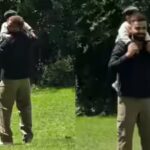 Virat Kohli spotted giving Akaay a piggyback ride during secret family outing: See pics | Off the field News