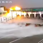 New CCTV footage captures massive LPG tanker explosion at UP toll plaza – video | India News