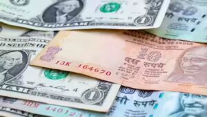 Rupee gains on cheaper oil, FII buying