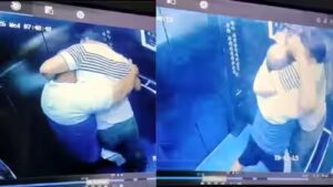 Caught on CCTV: Ghaziabad resident trapped, thrashed inside lift over society fund row; accused arrested | Ghaziabad News