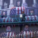 ‘Blood for blood’: Iran displays giant billboard with Donald, Melania and Trump children in coffins