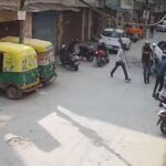 Rs 17 lakh looted in just 28 seconds: CCTV captures gunpoint robbery by bike-borne men in east Delhi | Delhi News