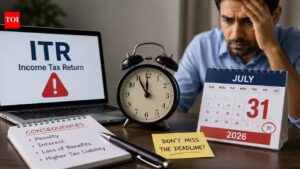 ITR filing deadline: What happens if you don’t file your income tax return by July 31, 2026? Penalty, consequences explained