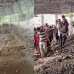 Landslide hits Vaishno Devi track at Himkoti; battery car service suspended | India News