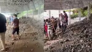 Landslide hits Vaishno Devi track at Himkoti; battery car service suspended | India News